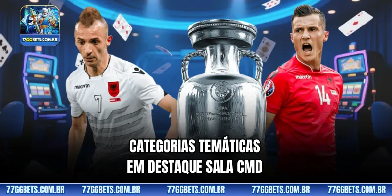 Categorias temáticas em destaque Sala CMD