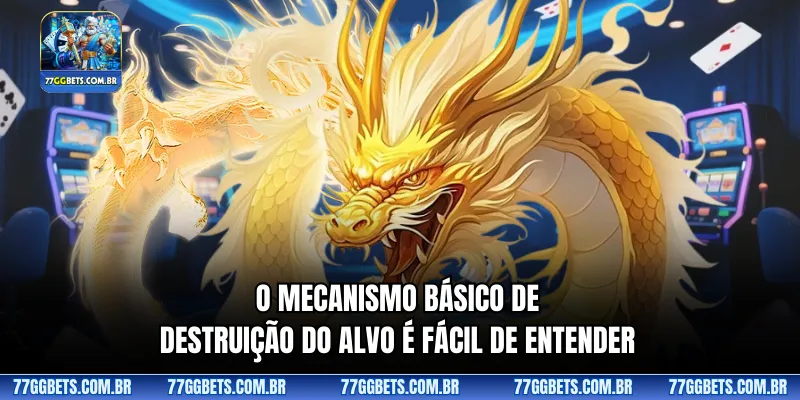 O mecanismo básico de destruição do alvo é fácil de entender