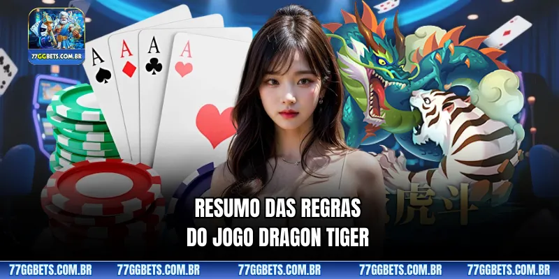 Resumo das regras do jogo Dragon Tiger